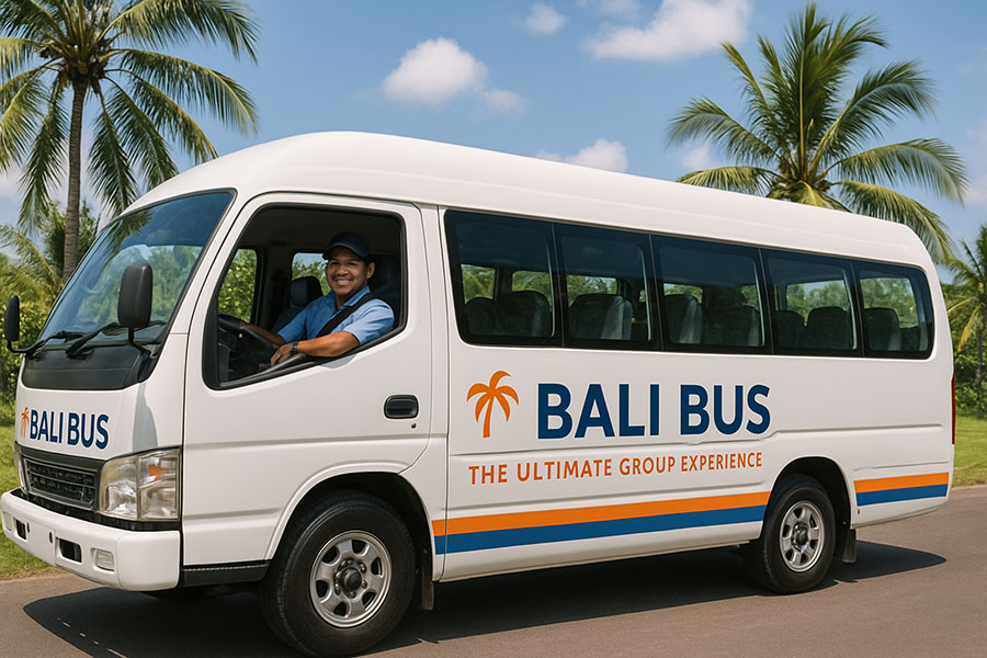 bali bus with driver